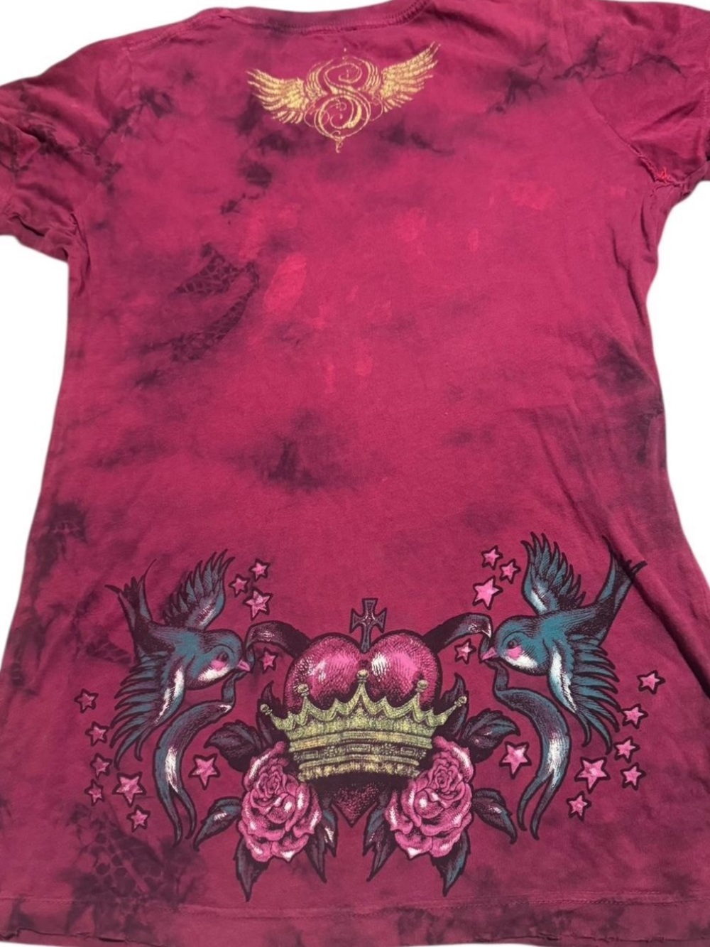 Sinful by Affliction Y2K Graphic Tee - Picture 2 of 3